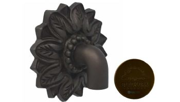 Black Oak Foundry Large Nikila Spout | Antique Brass / Bronze Finish | S81-A-AB