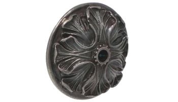 Black Oak Foundry Mini Oak Leaf Emitter | Almost Black Finish | M222-BLK