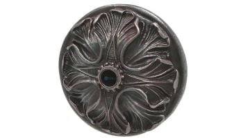 Black Oak Foundry Mini Oak Leaf Emitter | Almost Black Finish | M222-BLK