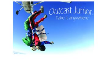 Soundcast OutCast Jr Lightweight, Portable Outdoor Full-Range Loudspeaker System with Subwoofer | OutCast Jr