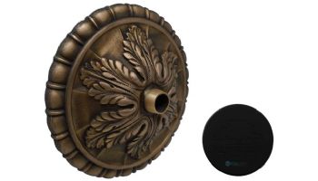 Black Oak Foundry Acanthus Leaf Emitter | Almost Black Finish | M220-BLK | M235-BLK