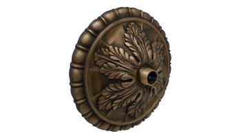 Black Oak Foundry Acanthus Leaf Emitter | Almost Black Finish | M220-BLK | M235-BLK