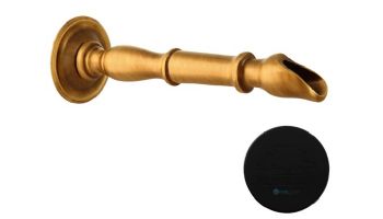 Black Oak Foundry Florentine Spout | Almost Black Finish | S24-BLK