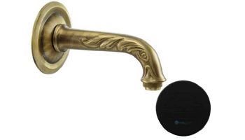 Black Oak Foundry Turin Spout | Almost Black Finish | S34-BLK