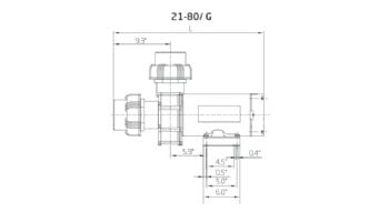 Speck Pumps Self-Priming Pump | 4HP - 208-230V 21-80/ 33G | SA104-1400F-0FS