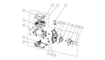 Pentair Power End Kit | Black | 401655Z
