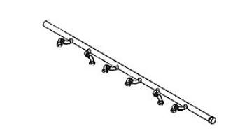 Pentair PowerMax 1750 Gas Supply Manifold | 17C6700