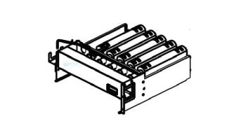 Raypak Burner Tray with Gas Valve | Propane Gas - DSI Units | 011583F