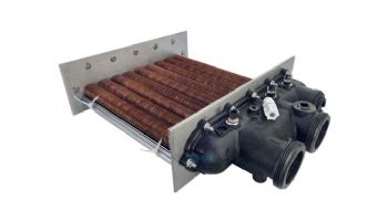 Raypak Cupro Nickel Heat Exchanger with Polymer Heads From 7-2013 for Models 336A-336/337 | 014928F 018000F