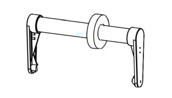 Aqua Products Handle Assembly Oval Bracket | White | APA10000WTT2