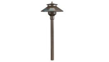 FX Luminaire PL 1 LED Path Light | Flat Black | 12'' Riser | PL1LED12RFB KIT