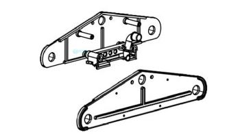 Aqua Products Side Plate 3400 Series | Blue | 2 per Pack | APA3400BPK