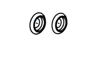 Aqua Products Plug Dome | Black | 2 per Pack | A7072PK