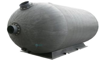 Waterco Micron Commercial Horizontal Sand Filter | 48" x 106" | Right - Manway Flange | 22290106R