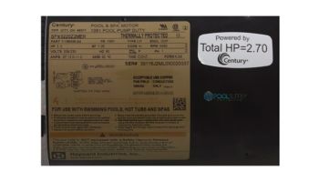 Hayward 2.5 HP Standard Efficient Max-Rated Motor 2 Speed SF| SPX3220Z2MER