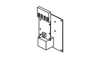 Raypak Circuit Board with LED Display 0018/0027 | 017146F