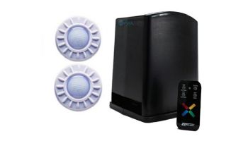 SR Smith PT-6001 Fiber to LED Lightning Kit | Includes Power 60W Transformer with Wireless Remote Control and 2 Mod-Lite LED Pool Lights | 2ML-PT-6001