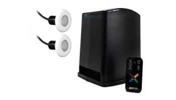 SR Smith PT-6002 Fiber to LED Lightning Kit | Includes 60W Transformer with Wireless Remote Control and 2 Kelo LED Pool Lights | 2KE-PT-6002