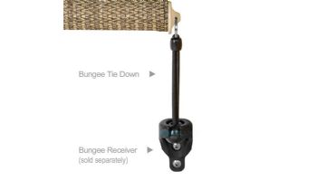Coolaroo Bungee Receiver | White | Z 11-RECEIVER W