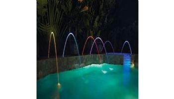 Pentair MagicStream Laminar Color LED Light | 150' Cord | Gray Deck Lid | 580040