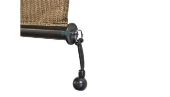 Coolaroo 19mm Tube End Cap with Ring | Cream | Z 11-BRCS
