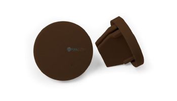 Coolaroo Bottom Rail End Cap | Brown | Z 4-BRCBR
