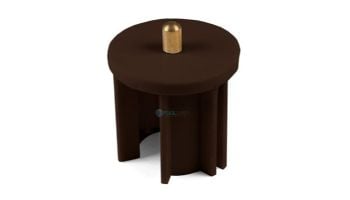 Coolaroo 40 mm Idle End Plug Rib | Brown | Z 1-IPBR