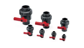 Jandy Heavy Duty Single Union Ball Valve | 1" PVC | Grey | BVSU010