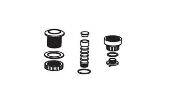 Waterco Drain Port Assembly | WCW04058BLK | W04058BLK