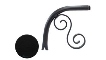 Black Oak Foundry Large Droop Spout | Almost Black Finish | S7700-BLK | S7742-BLK