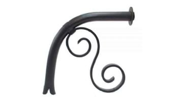Black Oak Foundry Large Droop Spout with Mini Backplate | Oil Rubbed Bronze Finish | S7710-ORB | S711-ORB