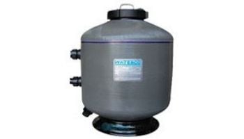 Waterco Micron SM900 36" Side Mount Sand Filter | Black | 10" Neck with Clear Lid and 2" Connections | 7.01 Sq. Ft. 140 GPM | 220283610NA | 220008364NA