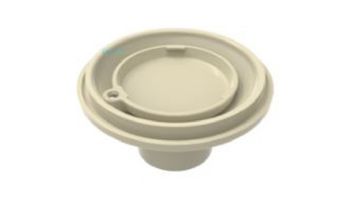 Color Match 2"S Adjustable Pebble Top Floor Inlet | Bone | PTFR-06