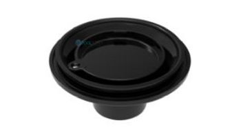 Color Match 2"S Adjustable Pebble Top Floor Inlet | Black | PTFR-02