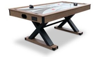 Hathaway Excalibur 6-Ft. Air Hockey Table with LED Scoring and Table Tennis Top | BG50337