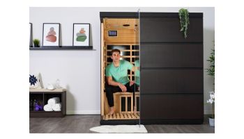 HeatWave Sirona 4-Person Hemlock Infrared Sauna with 8 Carbon Heaters | SA7009