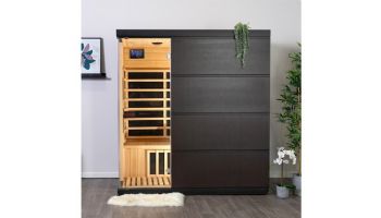 HeatWave Sirona 4-Person Hemlock Infrared Sauna with 8 Carbon Heaters | SA7009