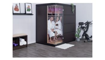 HeatWave Sirona 3-Person Hemlock Infrared Sauna with 8 Carbon Heaters | SA7008