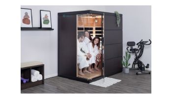 HeatWave Sirona 3-Person Hemlock Infrared Sauna with 8 Carbon Heaters | SA7008