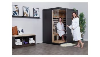 HeatWave Sirona 3-Person Hemlock Infrared Sauna with 8 Carbon Heaters | SA7008