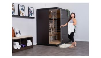 HeatWave Sirona 3-Person Hemlock Infrared Sauna with 8 Carbon Heaters | SA7008