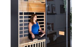 HeatWave Sirona 3-Person Hemlock Infrared Sauna with 8 Carbon Heaters | SA7008