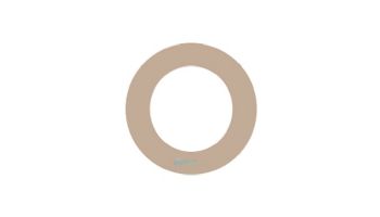 S.R.Smith Fiberglass Trim Ring - Warning Plate | Tan | FLED-TRT-FG