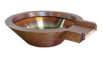 Bobe 32" Round Original Lip Hammered Po Pot High 16" Tall | Copper | RPPHH-32
