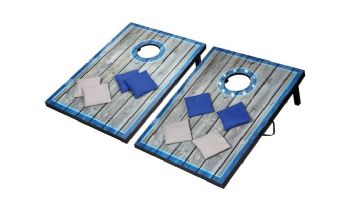 Hathaway Atlantic Cornhole Bean Bag Toss Game Set with LED Lights | BG5036