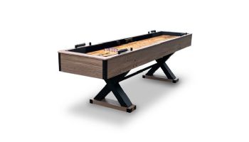 Hathaway Excalibur 9-Ft. Shuffleboard Table | Driftwood Finish | BG50356