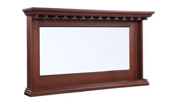 Hathaway Seville 62-In Hardwood Back Bar Mirror | Mahogany Finish | NG2729 BG2729
