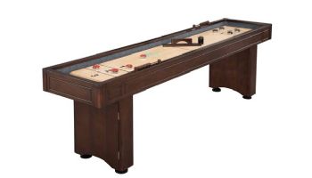 Hathaway Austin 9-Foot Shuffleboard Table with Bowling Pin Set | BG1209BP
