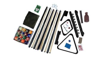 Hathaway Deluxe Billiards Accessory Kit | Black Finish | NG2540BK BG2540BK