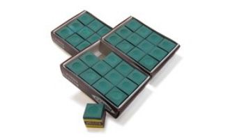 Hathaway Green Billiard Pool Cue Chalk | 12-Pack | NG2544 BG2544
